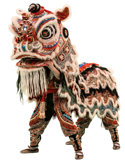 Un leon de la dance tradicional china